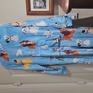 Disney Soft Blue Pajama Adult Onesie